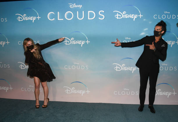 Actress Sabrina Carpenter and Director Justin Bald