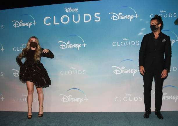 Actress Sabrina Carpenter and Director Justin Bald