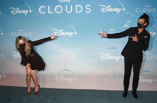 Actress Sabrina Carpenter and Director Justin Bald