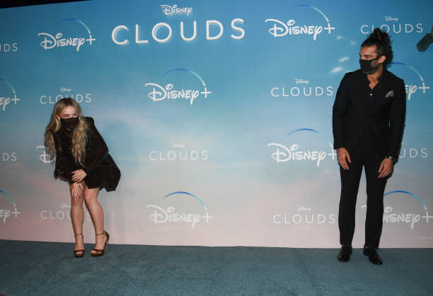 Actress Sabrina Carpenter and Director Justin Bald