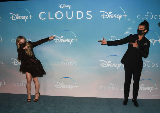 Actress Sabrina Carpenter and Director Justin Bald