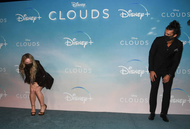 Actress Sabrina Carpenter and Director Justin Bald