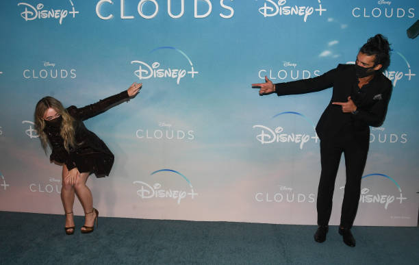 Actress Sabrina Carpenter and Director Justin Bald