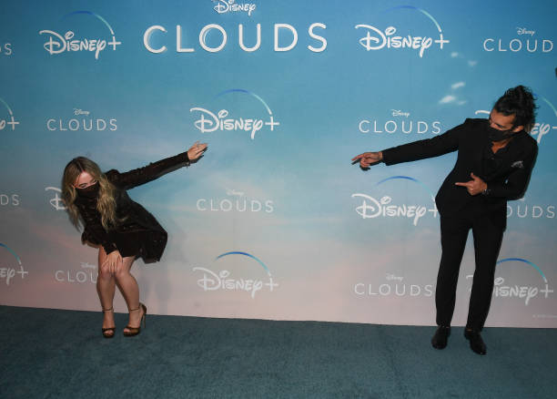 Actress Sabrina Carpenter and Director Justin Bald