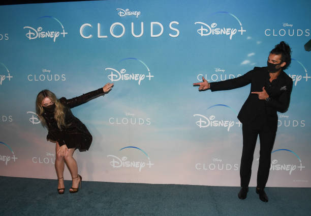 Actress Sabrina Carpenter and Director Justin Bald