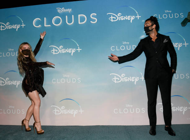 Actress Sabrina Carpenter and Director Justin Bald