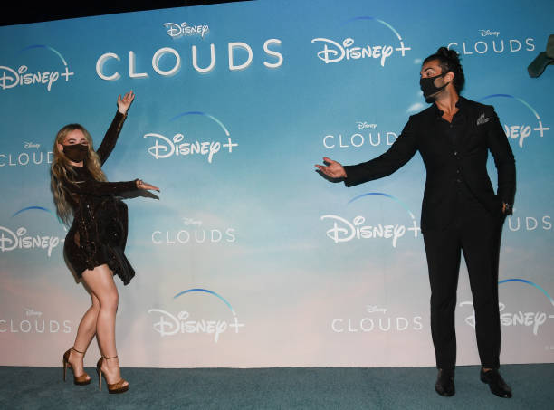Actress Sabrina Carpenter and Director Justin Bald