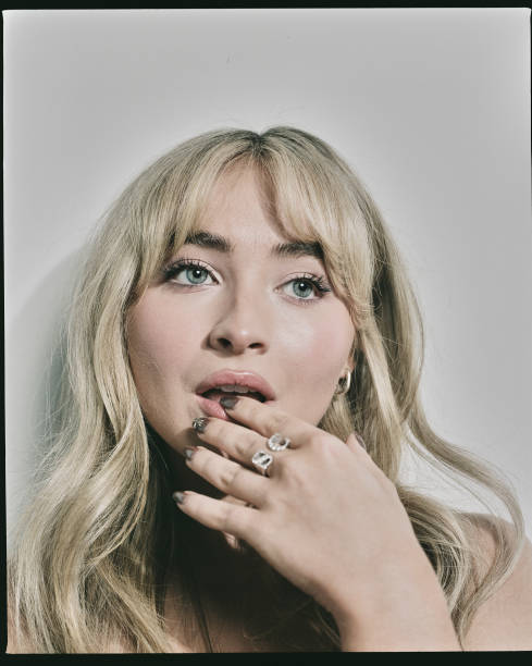 Actress/singer Sabrina Carpenter is photographed for Variety at Sir Lucian Grainge's 2023 Artist Showcase on February 4, 2023 at Milk Studios in Los Angeles, California. PUBLISHED IMAGE. (489×612)