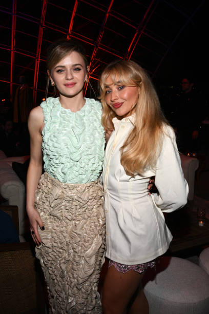 Joey King and Sabrina Carpenter at the L a Premier