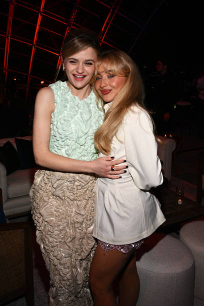 Joey King and Sabrina Carpenter at the L a Premier