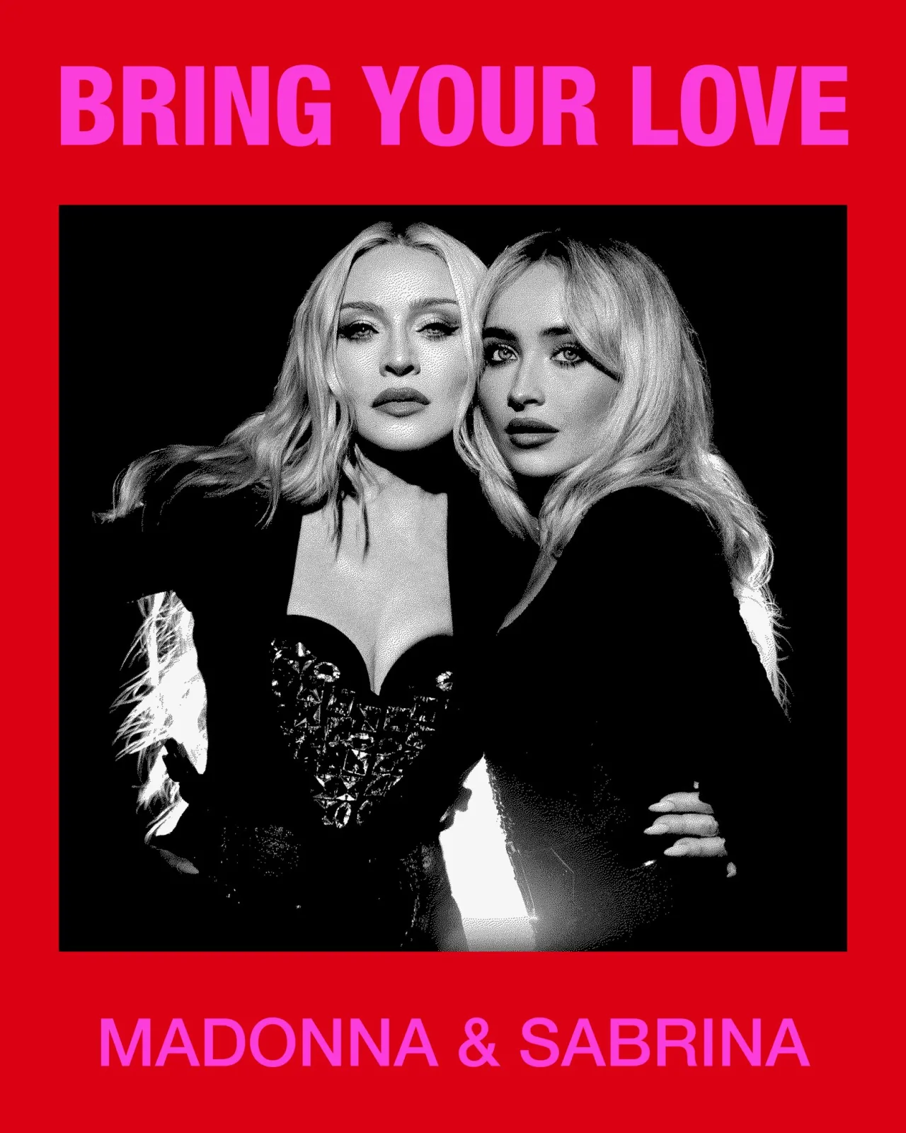 Madonna and Sabrina Carpenter in Bring Your Love 2026 Shoot (1280×1600)