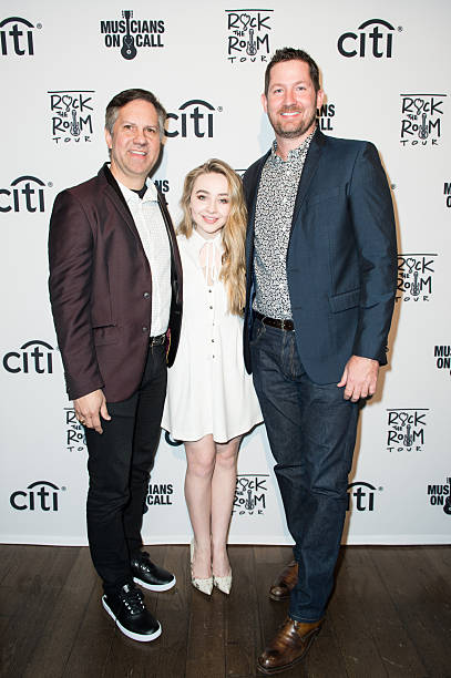 Phil Guerini Sabrina Carpenter and Pete Griffin