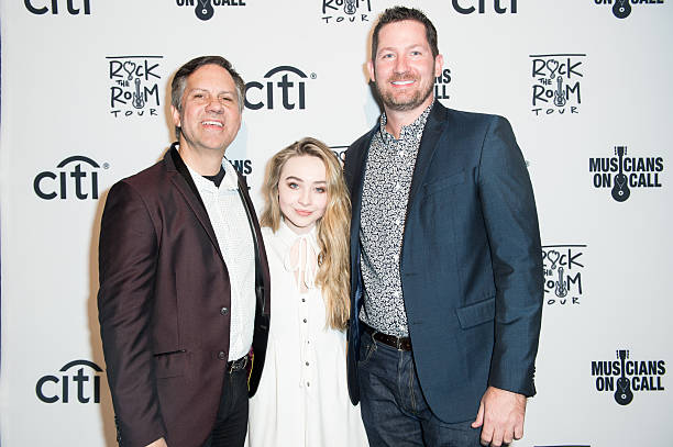 Phil Guerini Sabrina Carpenter and Pete Griffin
