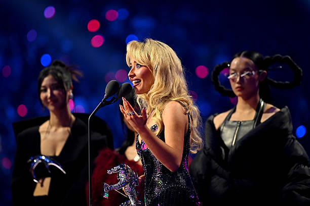 Sabrina Carpenter Accepts the Best Album Award