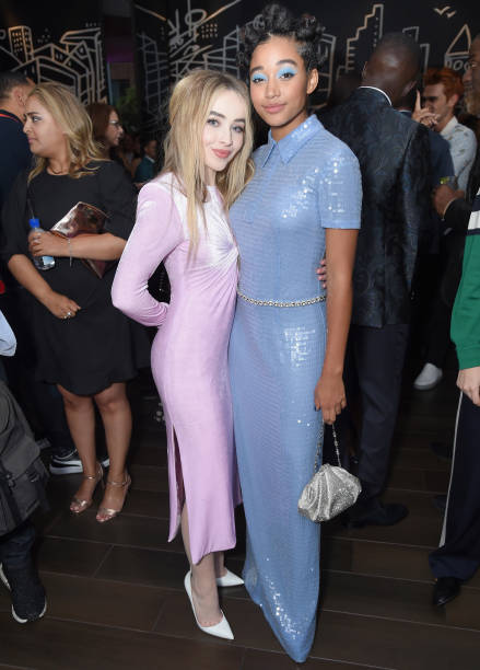 Sabrina Carpenter and Amandla Stenberg Attend Ente