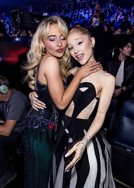 Sabrina Carpenter and Ariana Grande Attend