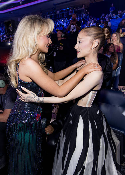 Sabrina Carpenter and Ariana Grande Attend