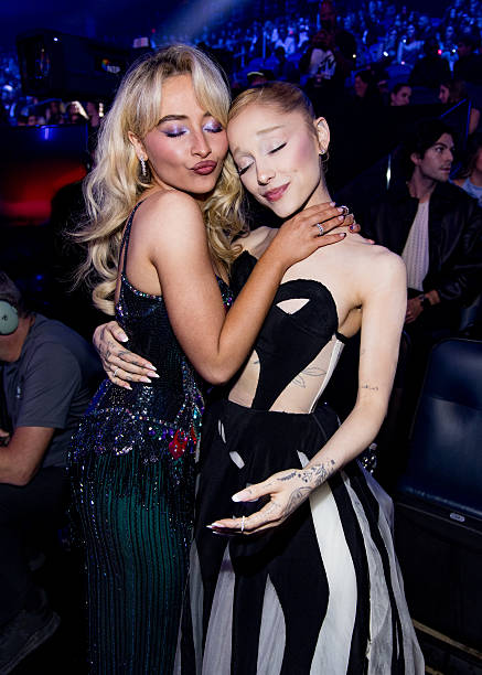 Sabrina Carpenter and Ariana Grande Attend