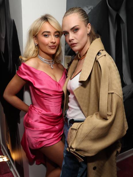 Sabrina Carpenter and Cara Delevingne Attend W Mag
