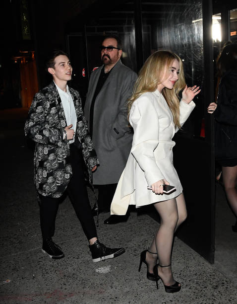 Sabrina Carpenter and Griffin Gluck Attend the Pre