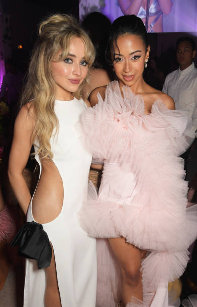 Sabrina Carpenter and Liza Koshy Attend the Amfar
