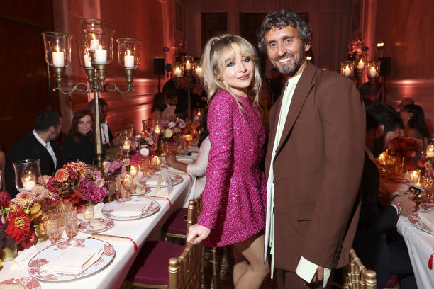 Sabrina Carpenter and Simone Marchetti Attend