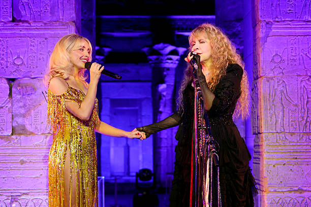 Sabrina Carpenter and Stevie Nicks Perform Onstage