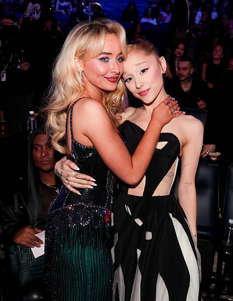 Sabrina Carpenter Ariana Grande at the Mtv Video