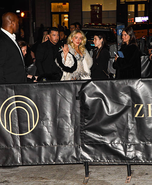 Sabrina Carpenter Arrived at Zero Bond in Soho