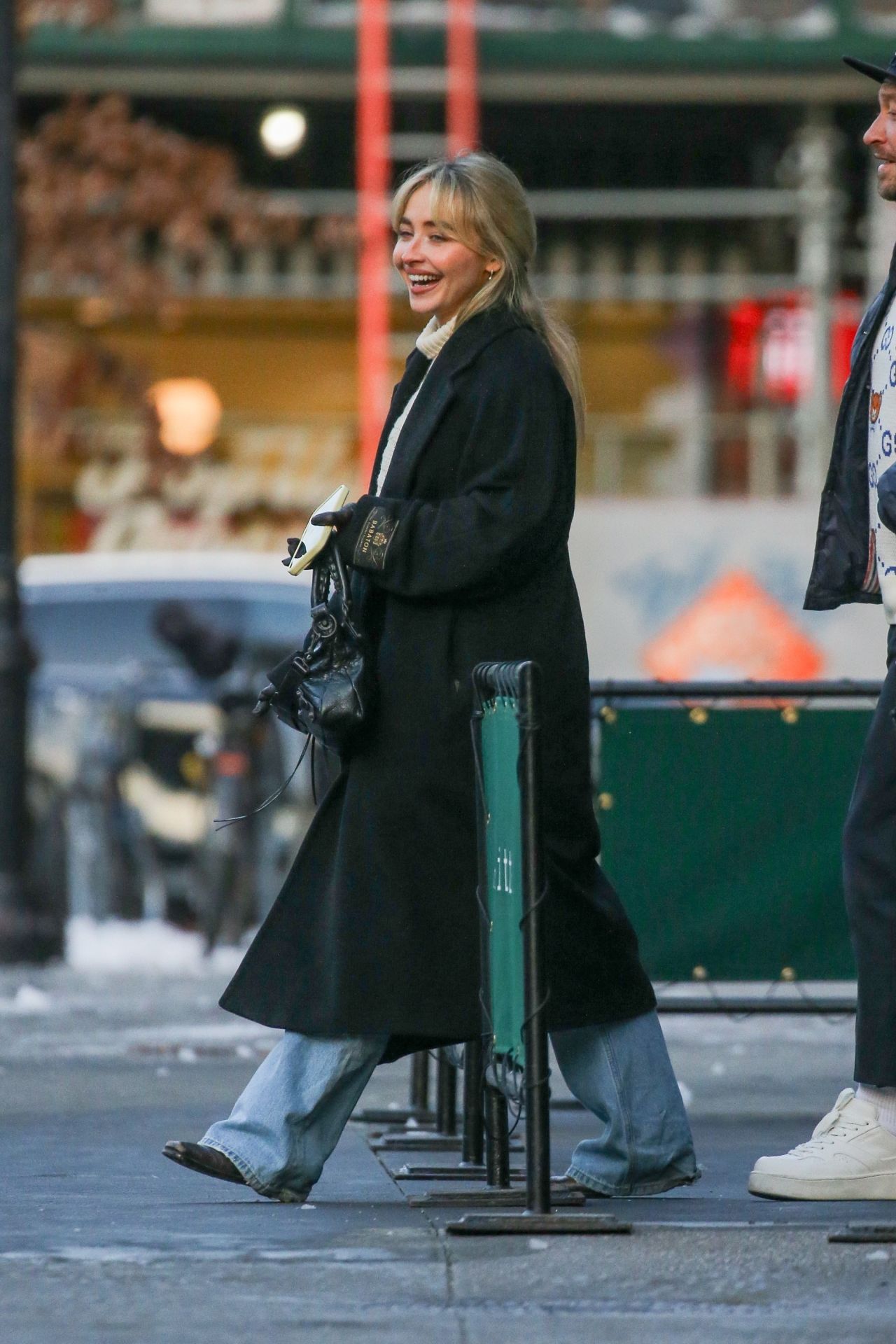 Sabrina Carpenter at Bar Pitti in New York City