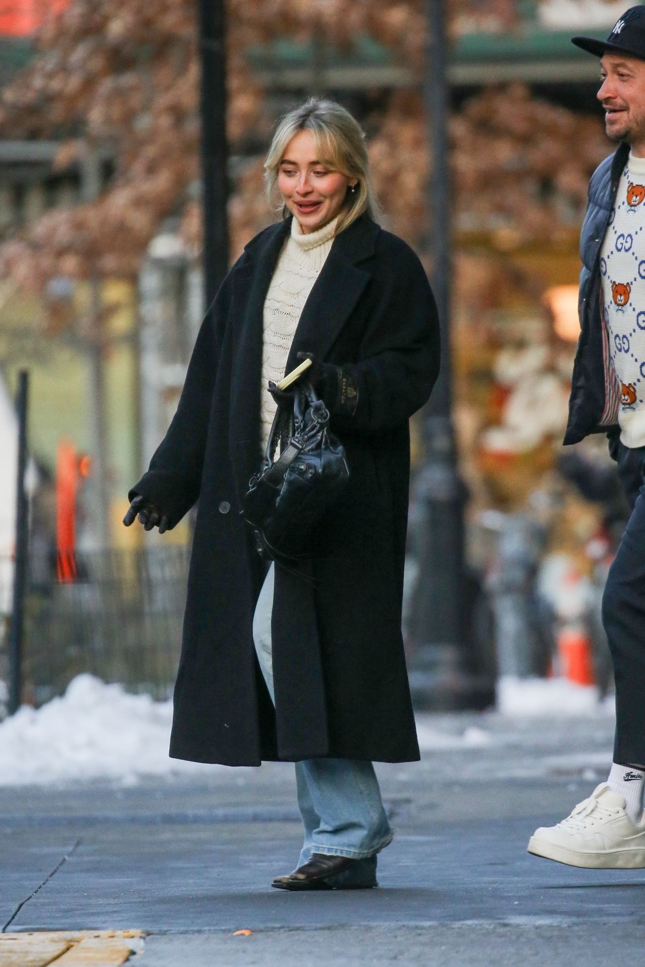 Sabrina Carpenter at Bar Pitti in New York City