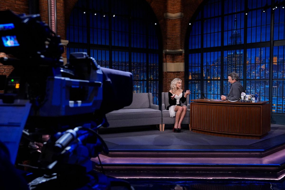 Sabrina Carpenter at Late Night with Seth Meyers