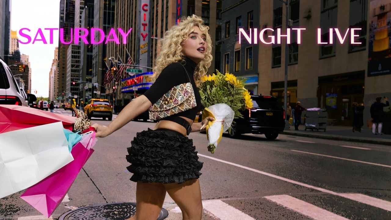 Sabrina Carpenter at Snl Promos October 2025