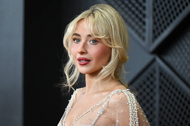 Sabrina Carpenter at the 68th GRAMMY Awards held at the Crypto.com Arena on February 01, 2026 in Los Angeles, California. — frame 40/48 (612×407)
