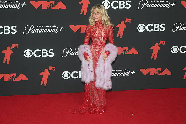 Sabrina Carpenter Attends the 2025 Mtv Video Music