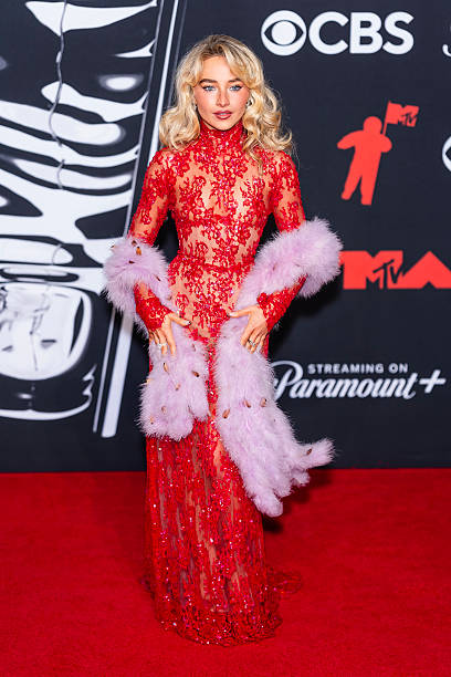 Sabrina Carpenter Attends the 2025 Mtv Video Music