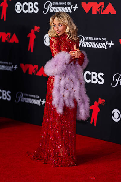 Sabrina Carpenter Attends the 2025 Mtv Video Music