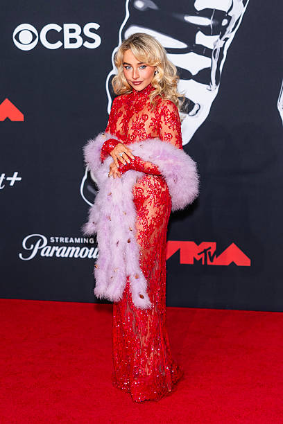 Sabrina Carpenter Attends the 2025 Mtv Video Music