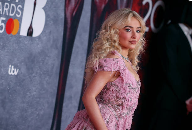 Sabrina Carpenter Attends the Brit Awards 2025 at Intercontinental