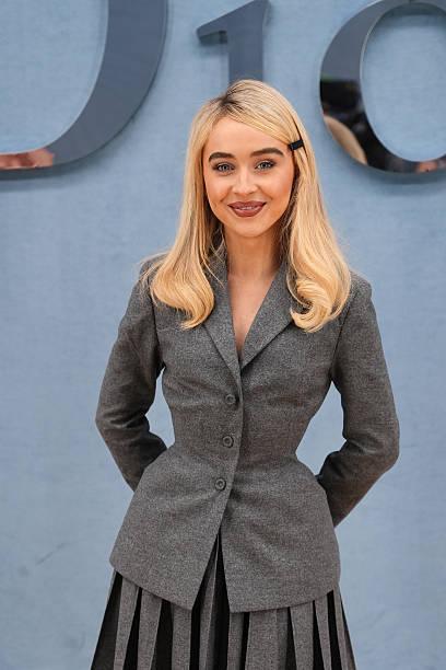 Sabrina Carpenter Attends the Dior Homme Menswear