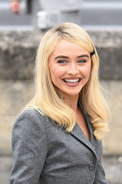 Sabrina Carpenter Attends the Dior Homme Menswear