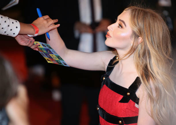 Sabrina Carpenter Attends the the Hate U Give Prem