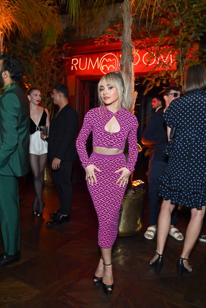 Sabrina Carpenter Attends Vanity Fair and Bacard