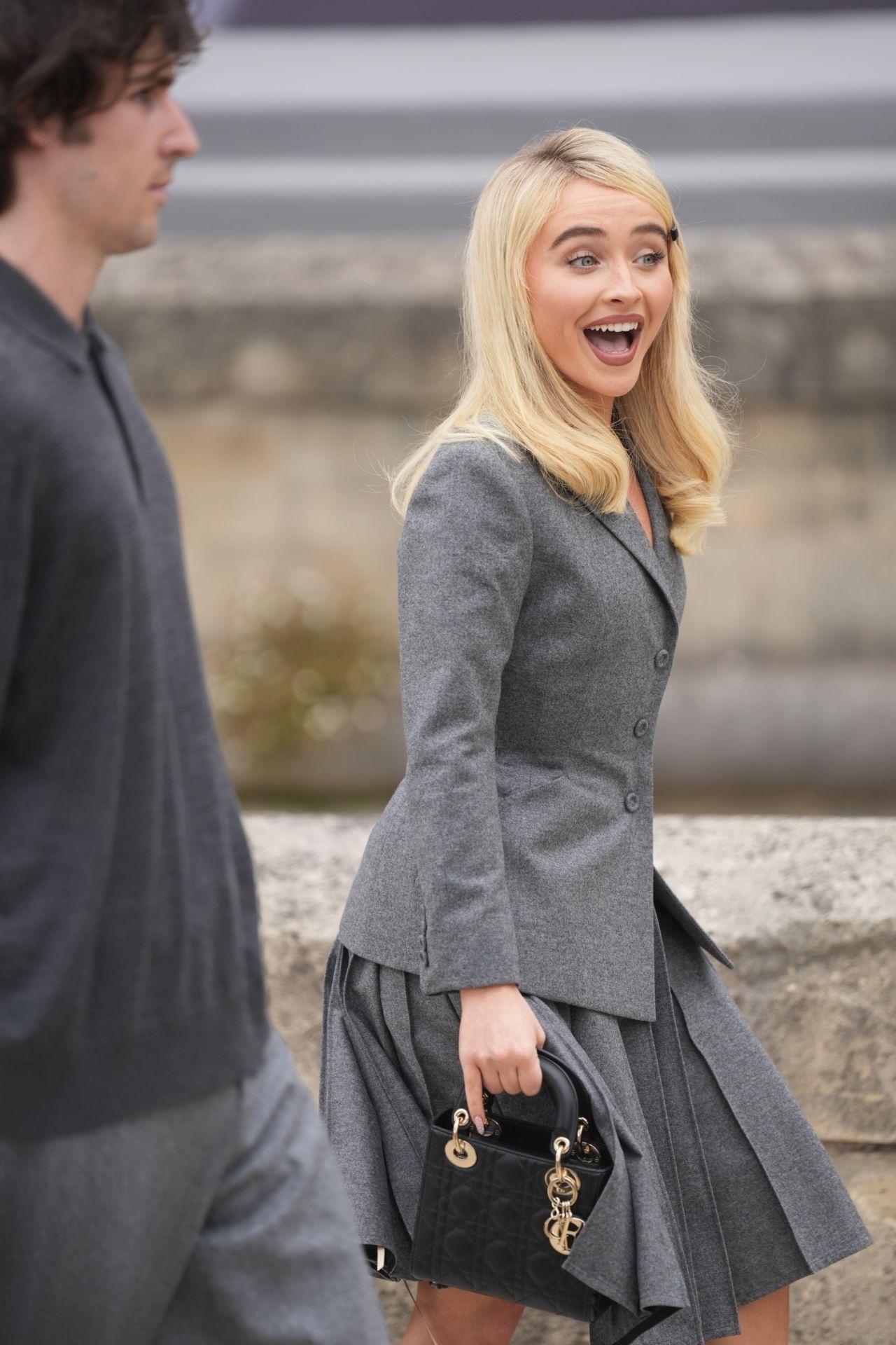Sabrina Carpenter Charms at Dior Menswear Show