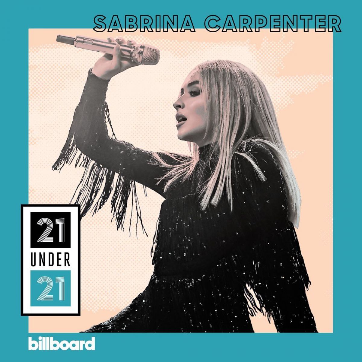 Sabrina Carpenter in Billboard Under Music (1200×1200)