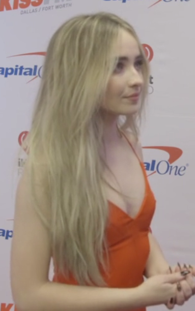 Sabrina Carpenter in Interview at Jingle Ball 2018