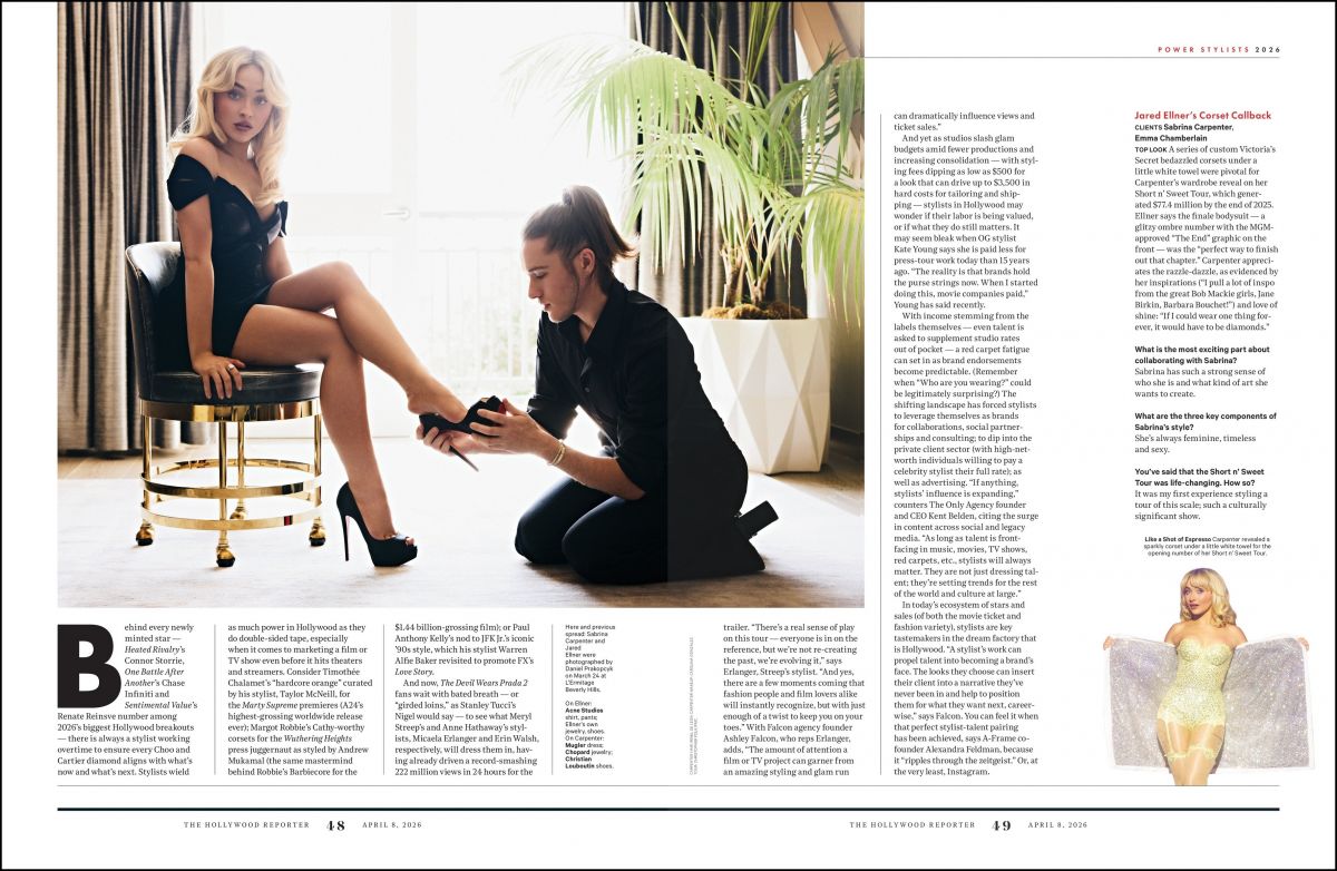 SABRINA CARPENTER in The Hollywood Reporter, April 2026 (1200×782)