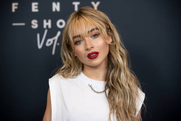 In this image released on September 22, Sabrina Carpenter attends Rihanna's Savage X Fenty Show Vol. 3 presented by Amazon Prime Video at The Westin Bonaventure Hotel & Suites in Los Angeles, California; and broadcast on September 24, 2021. (612×408)