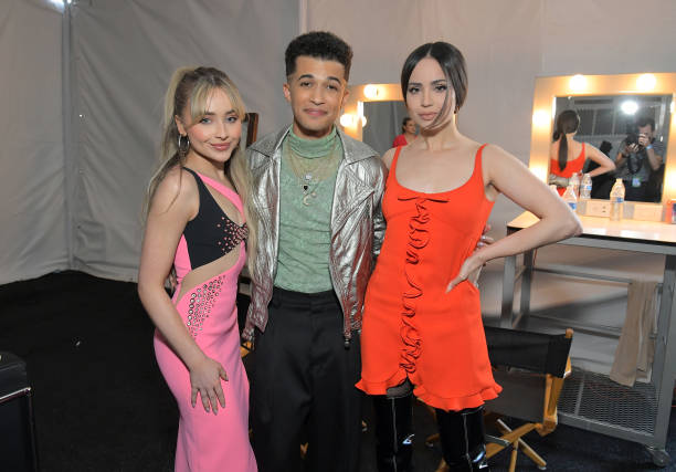 Sabrina Carpenter Jordan Fisher and Sofia Carson