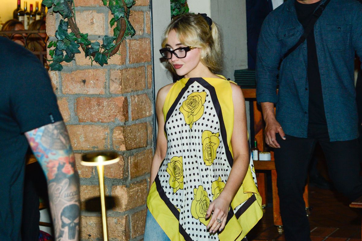 Sabrina Carpenter Night Out in Sao Paulo